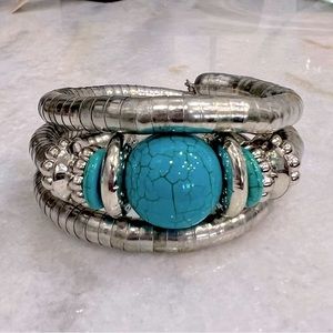 Howlite Stone Wrap Around Bracelet